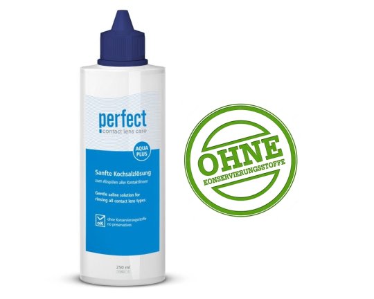 Perfect Aqua Plus Gentle saline solution 250ml