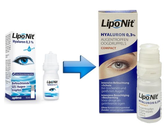 Lipo Nit Hyaluron 0,3% compact Augentropfen/Benetzung - 10ml