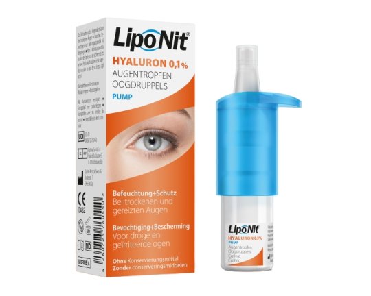 Lipo Nit Hyaluron 0,1% Augentropfen PUMP - 10ml