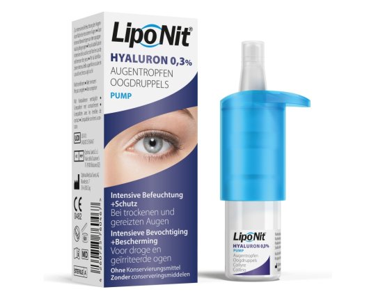 Lipo Nit Hyaluron 0,3% Augentropfen PUMP - 10ml