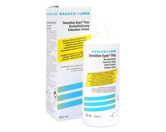 Sensitive Eyes saline solution 355 ml