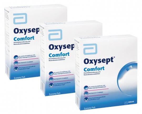 Oxysept Comfort 3 x Economy-Pack (216 Anwendungen)