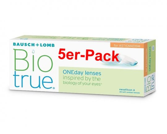 Biotrue ONEday for Astigmatism 5-pack