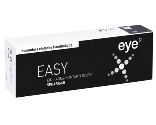 eye2 EASY daily contact lenses spherical 30-pack