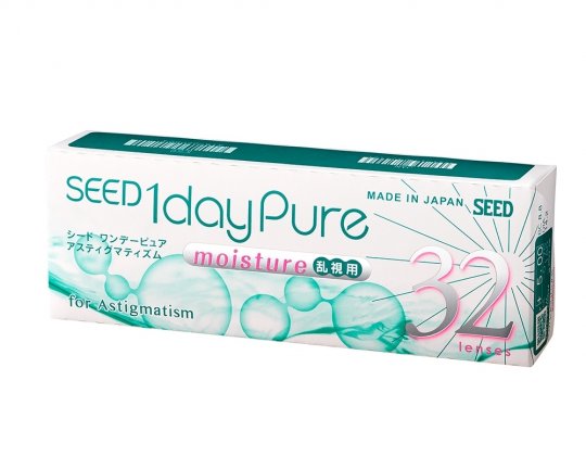 Seed 1dayPure moisture for astigmatism 32-pack