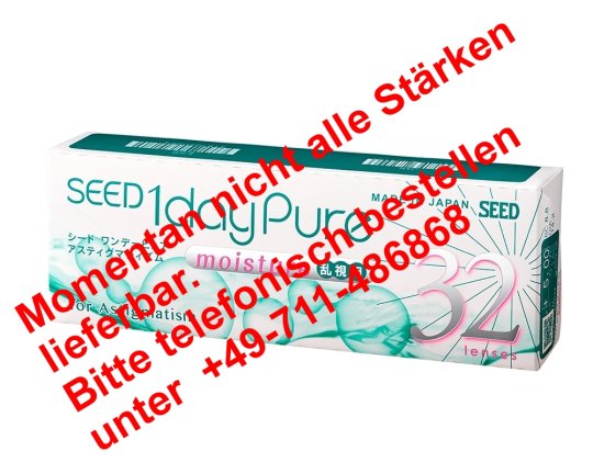 Seed 1dayPure moisture for astigmatism 32er-Pack