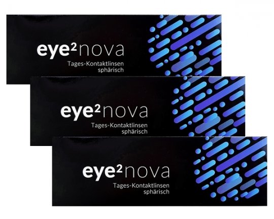 eye2 NOVA Tages-Kontaktlinsen Sphärisch 90er-Pack