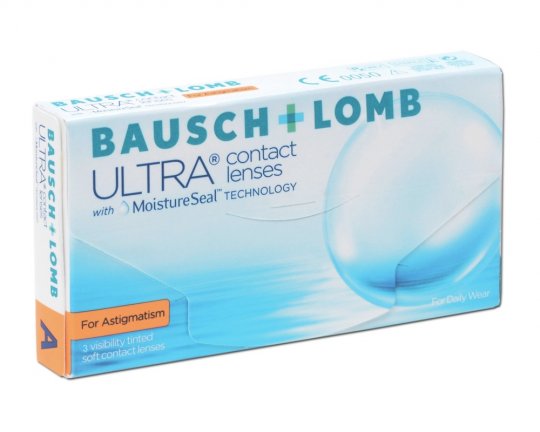 Bausch+Lomb Ultra for Astigmatism 3-pack.