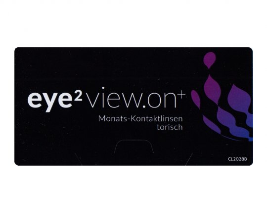 eye2 VIEW.ON monthly disposable contact lenses toric 6-pack