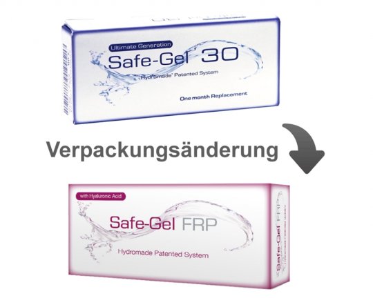 Safe-Gel 30 ( Safe-Gel FRP ) monthly lens 6-pack