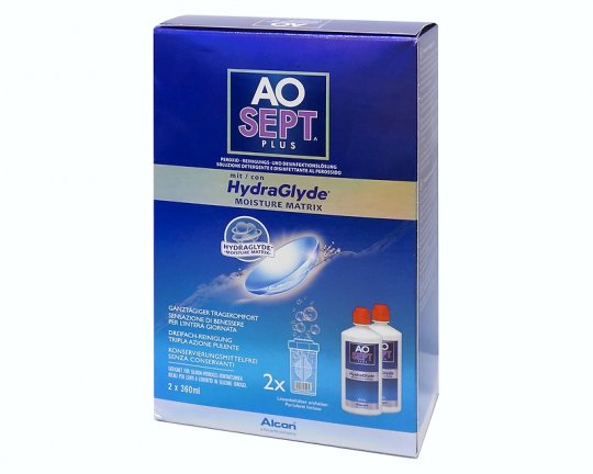 AOSept Plus mit Hydraglyde 2 x 360 ml