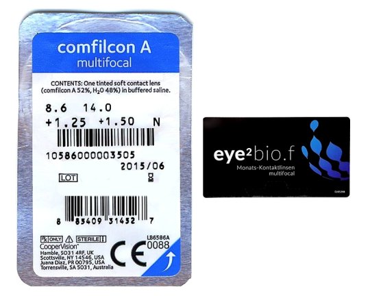 eye2 BIO.F Monats-Kontaktlinsen Multifocal - 1 Stück