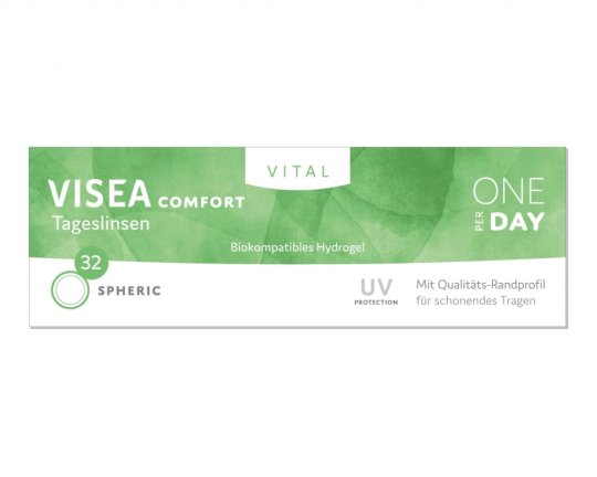 VISEA Comfort Vital ONEDAY daily lenses Spheric 32-pack